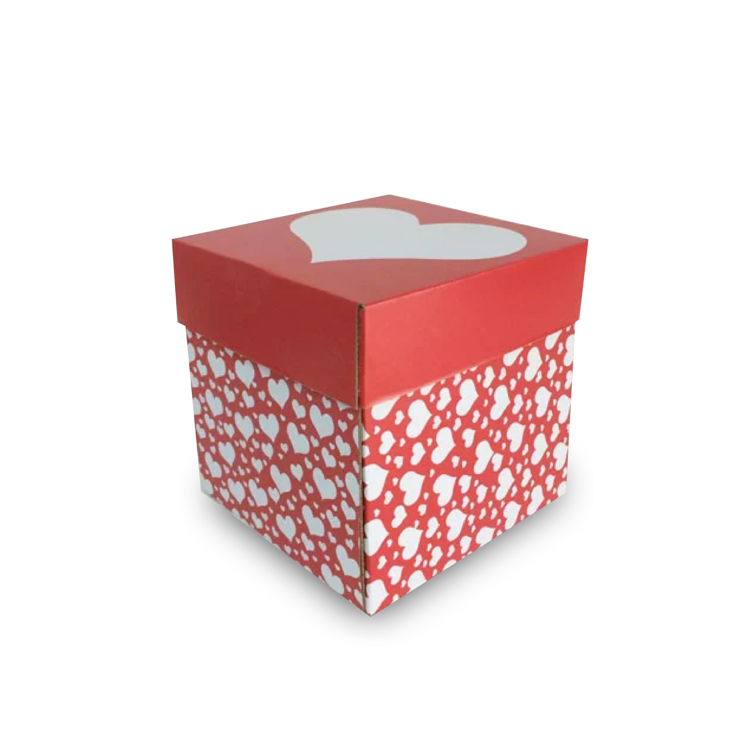 Caja de regalo personalizada de 21cm cúbicos impresa a color