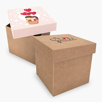 Caja cubo grande con tapa - KingBox